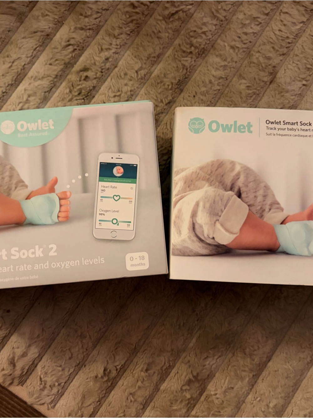 Owle Sock 2 Baby Monitor Sock - 300 for one box, open for offers